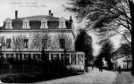 Groot Musschenberg met rechts een grenspaal ipv grenssteen